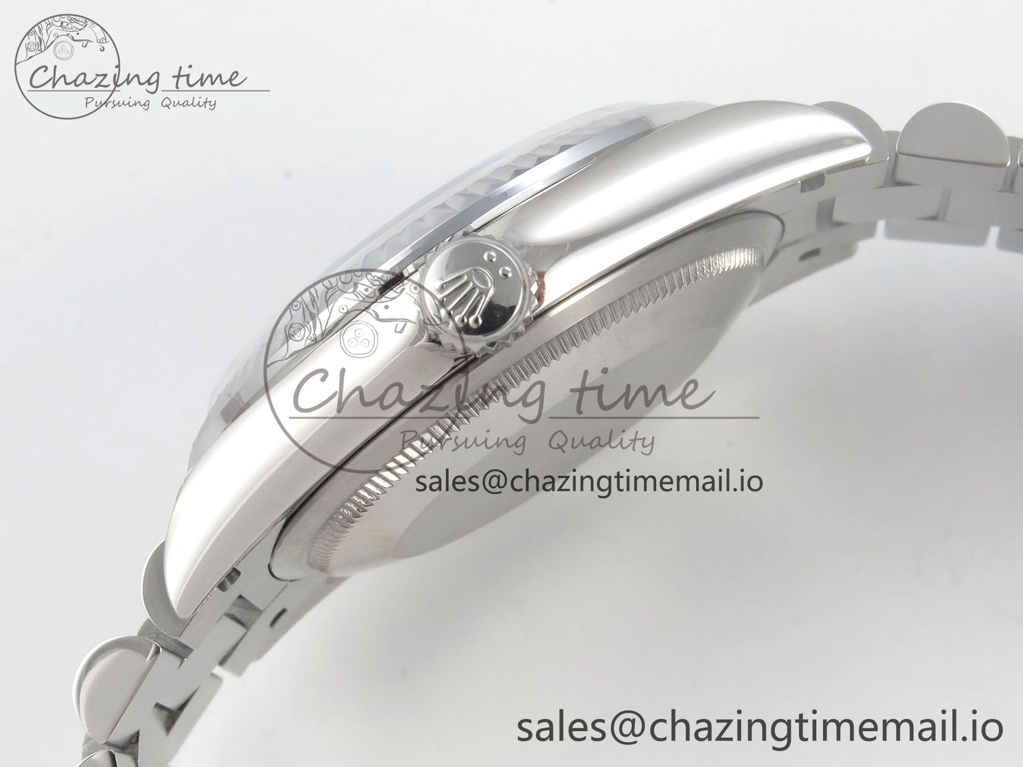 Day Date 36 SS 128239 KF 1:1 Best Edition RG Crystal Dial on President Bracelet A2836 (Gain Weight)