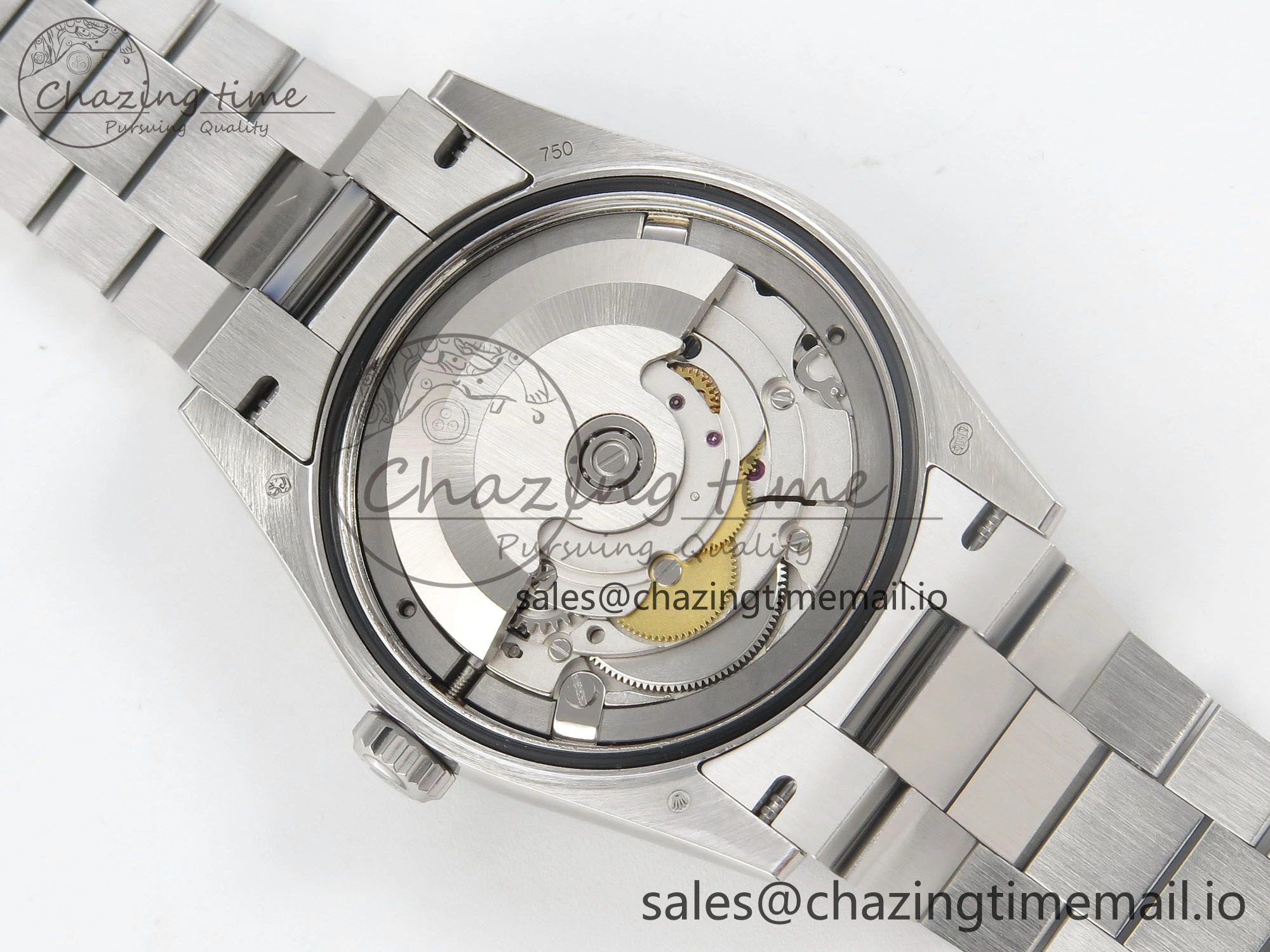 Day Date 36 SS 128239 KF 1:1 Best Edition RG Crystal Dial on President Bracelet A2836 (Gain Weight)