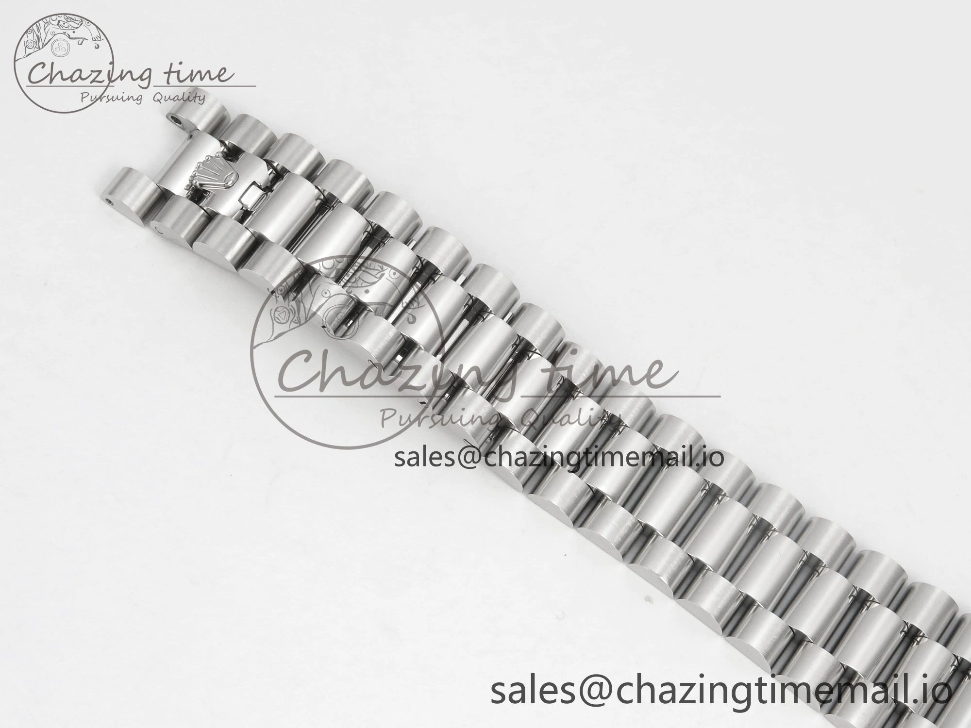 Day Date 36 SS 128239 KF 1:1 Best Edition RG Crystal Dial on President Bracelet A2836 (Gain Weight)