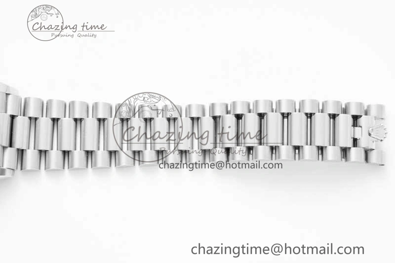 Day Date 36 SS RAF Best Edition Blue Black Diamonds Dial on YG Bracelet A2836