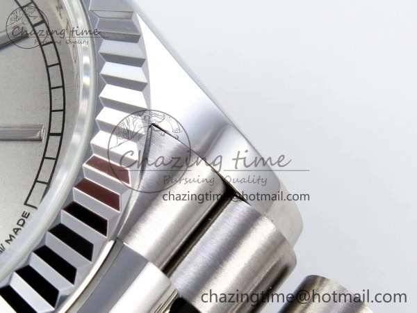 Day Date 36 SS TWSF Best Edition Silver Dial on SS Bracelet A2836