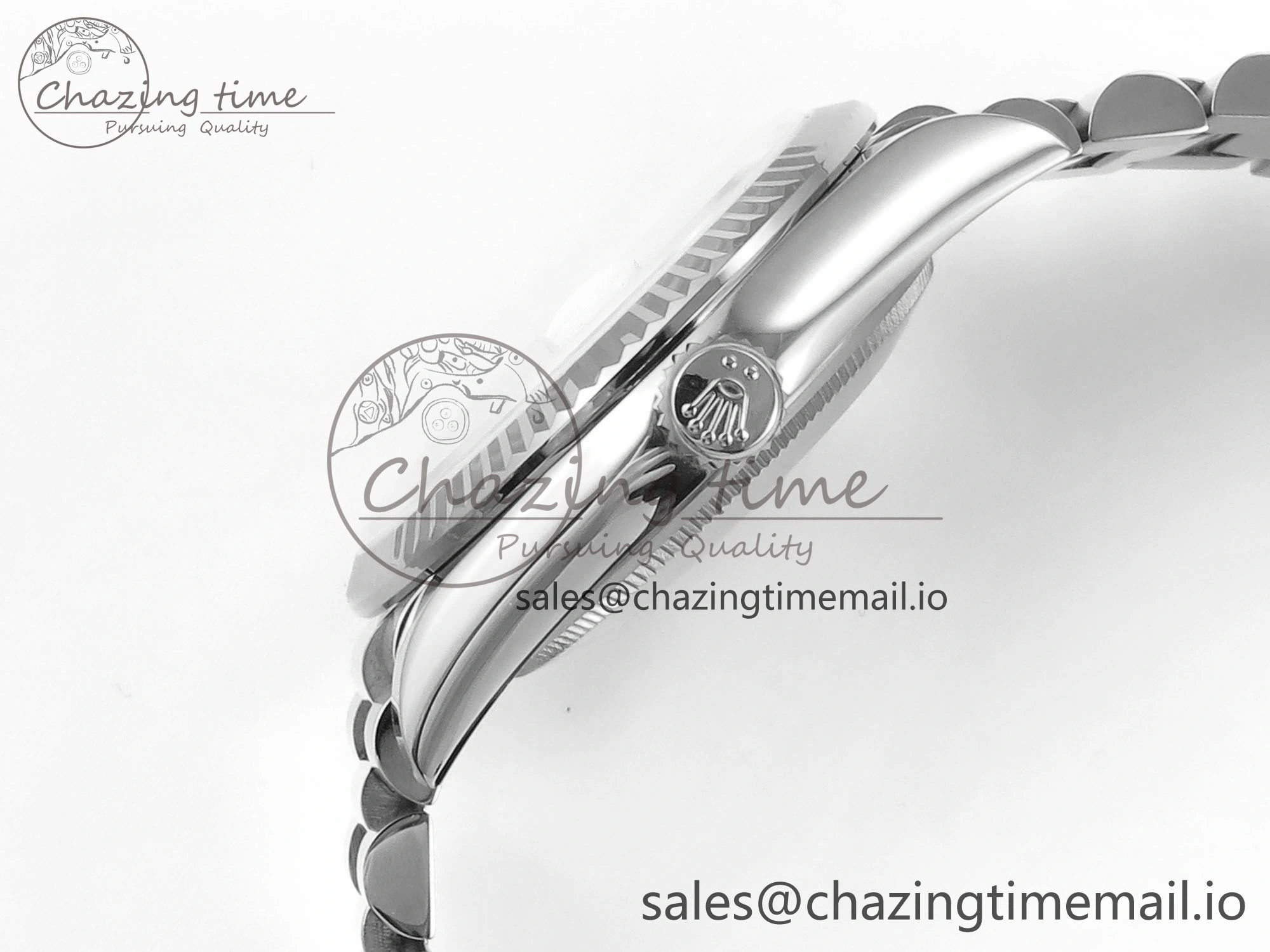 Day Date 36 YG 128236 KF 1:1 Best Edition Blue Ombre Dial on President Bracelet A2836 (Gain Weight)