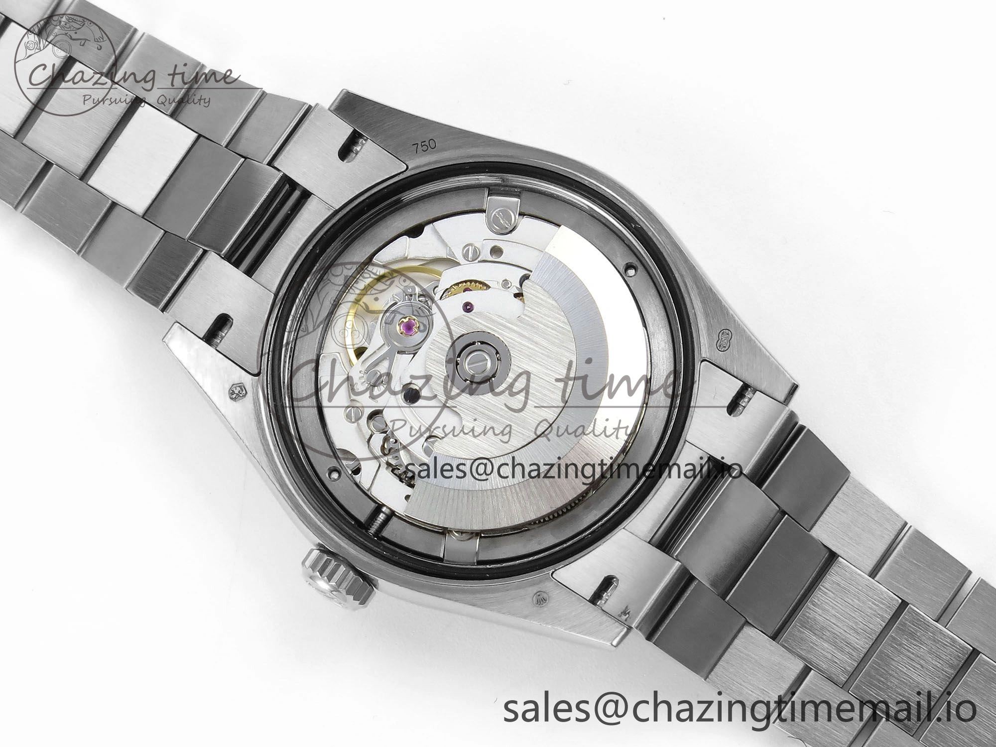 Day Date 36 YG 128236 KF 1:1 Best Edition Blue Ombre Dial on President Bracelet A2836 (Gain Weight)