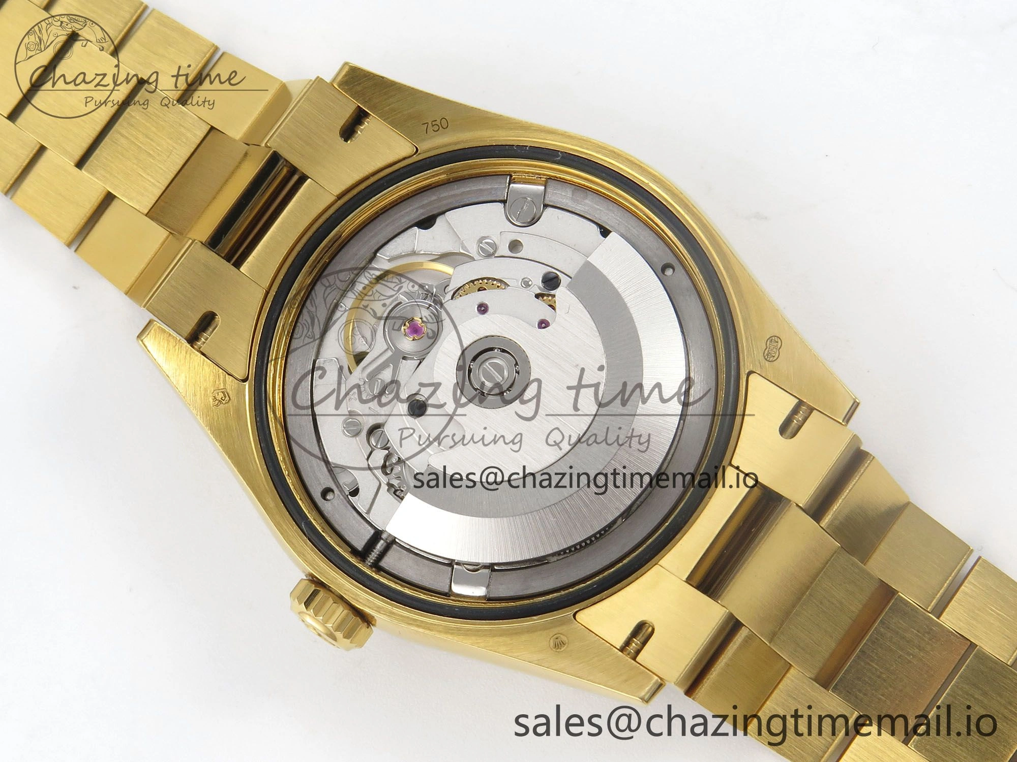 Day Date 36 YG 128238 KF 1:1 Best Edition Green Dial on President Bracelet A2836 (Gain Weight)