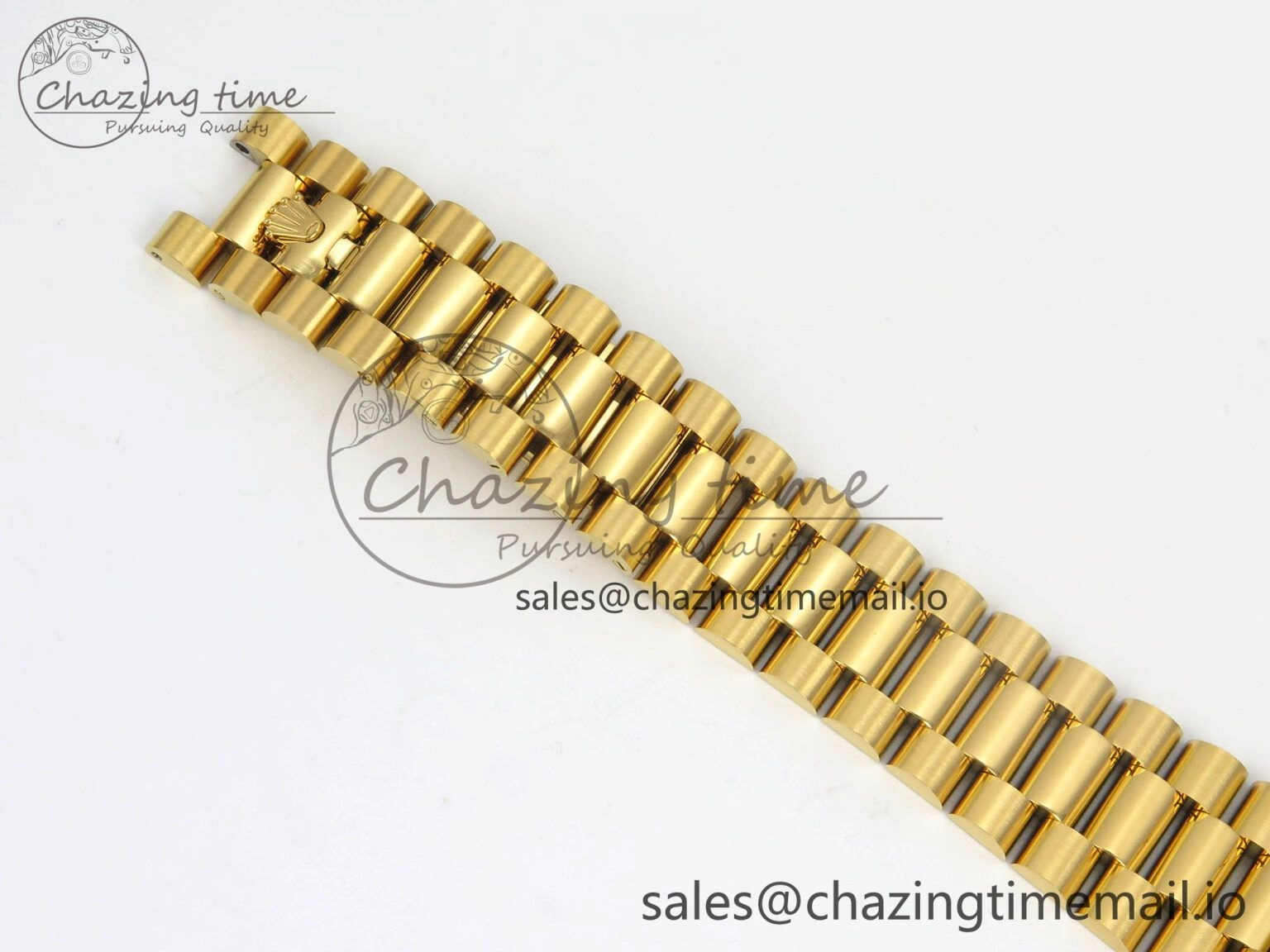 Day Date 36 YG 128238 KF 1:1 Best Edition Green Dial on President Bracelet A2836 (Gain Weight)