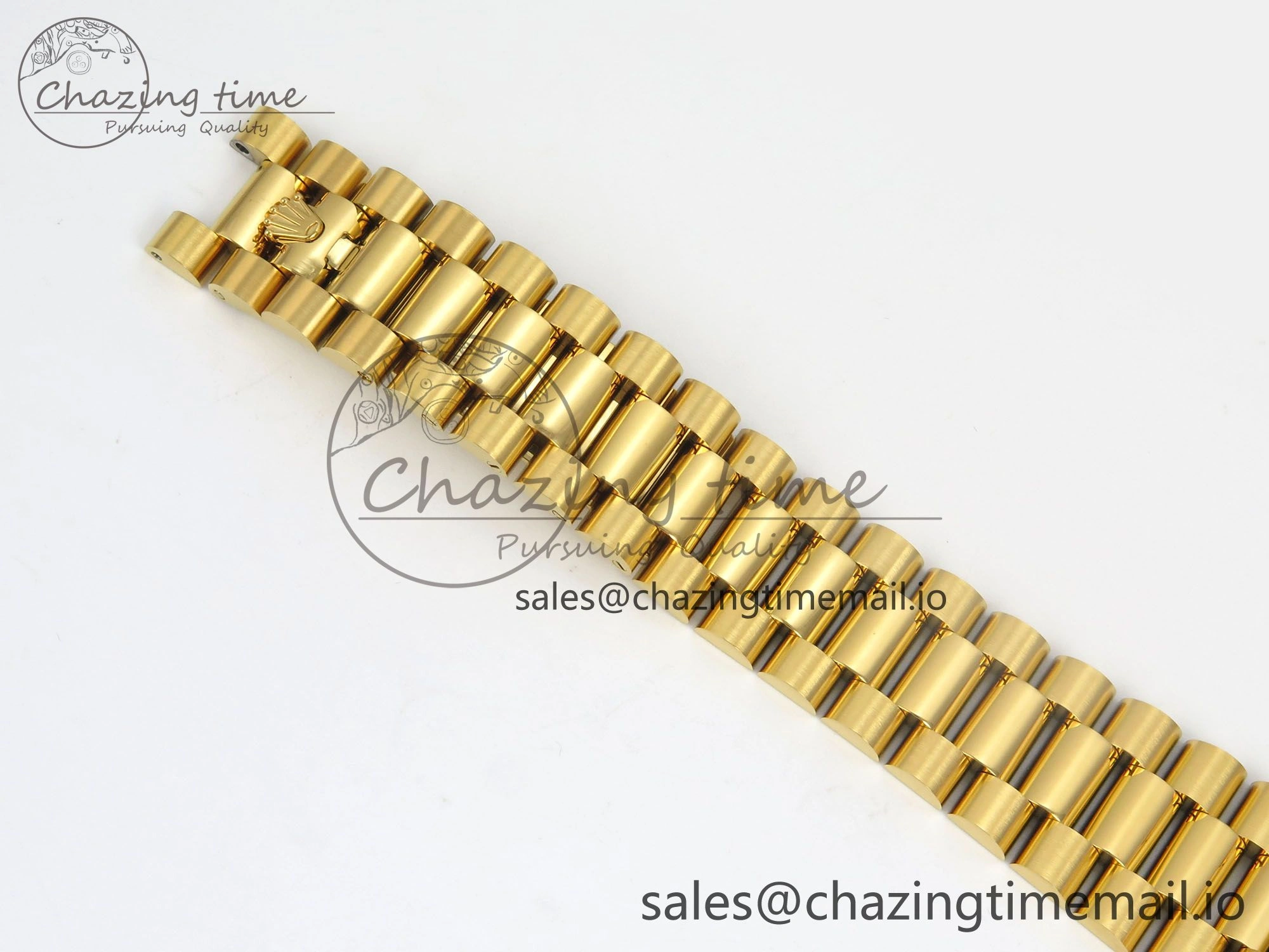 Day Date 36 YG 128238 KF 1:1 Best Edition Green Dial on President Bracelet A2836 (Gain Weight)