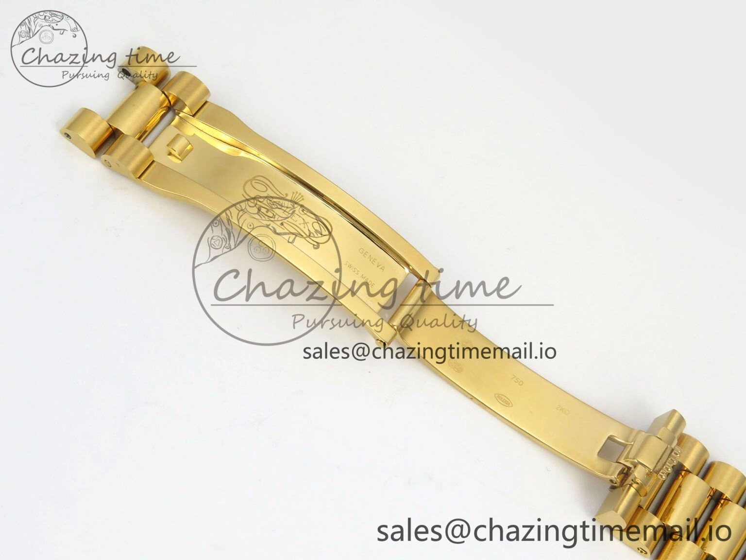 Day Date 36 YG 128238 KF 1:1 Best Edition Green Dial on President Bracelet A2836 (Gain Weight)