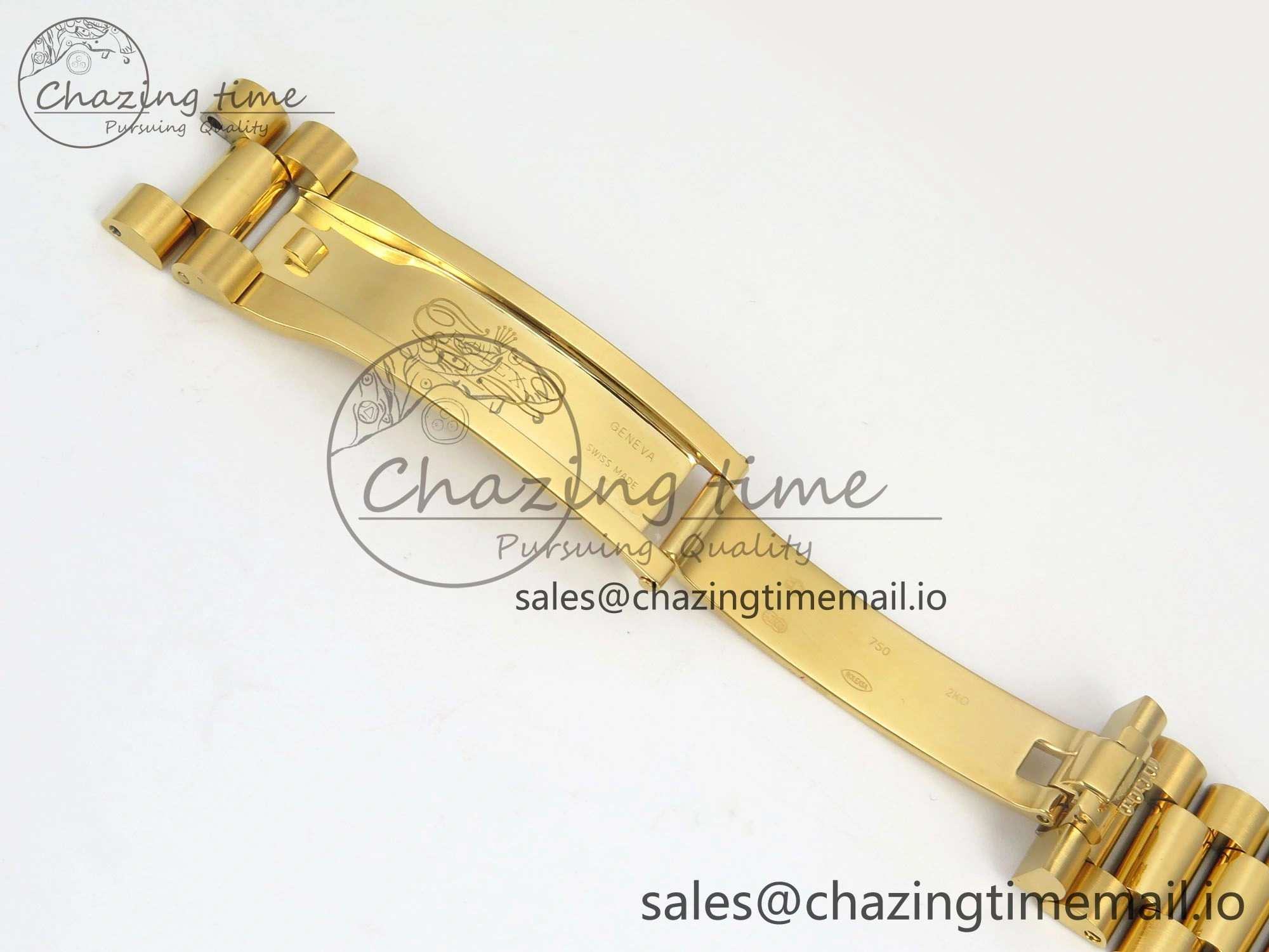 Day Date 36 YG 128238 KF 1:1 Best Edition Green Dial on President Bracelet A2836 (Gain Weight)