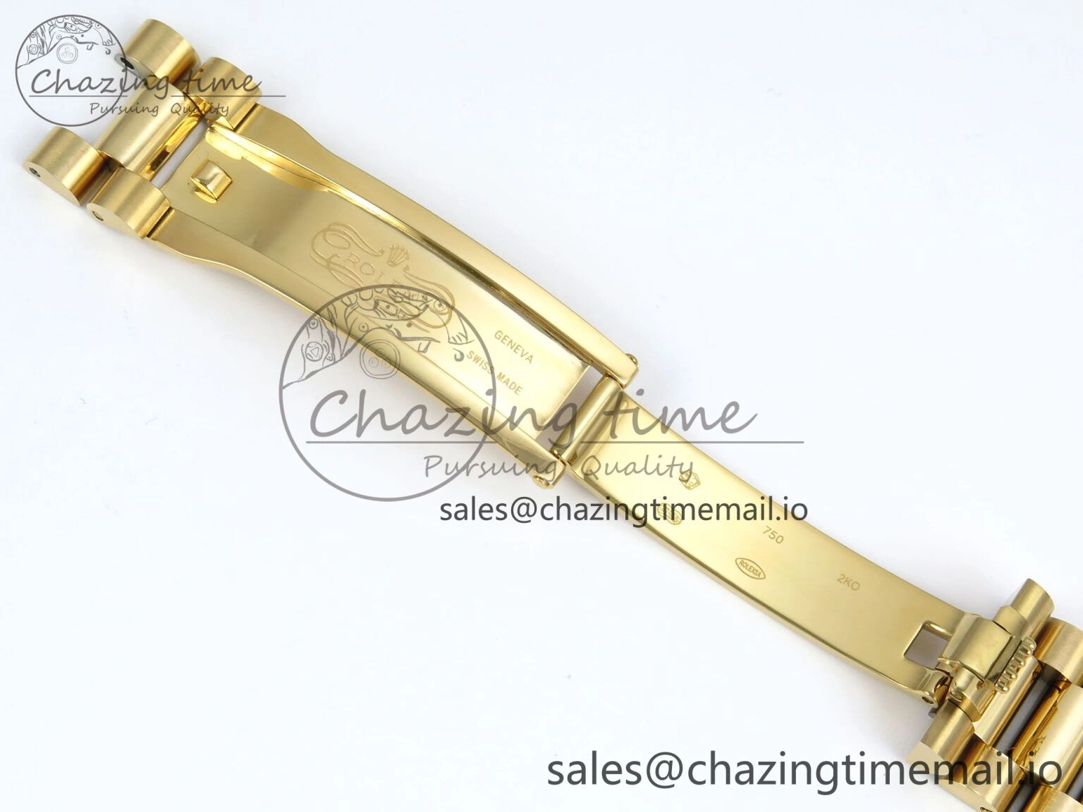 Day Date 36 YG 128238 KF 1:1 Best Edition Green Ombre Dial on President Bracelet A2836 (Gain Weight)