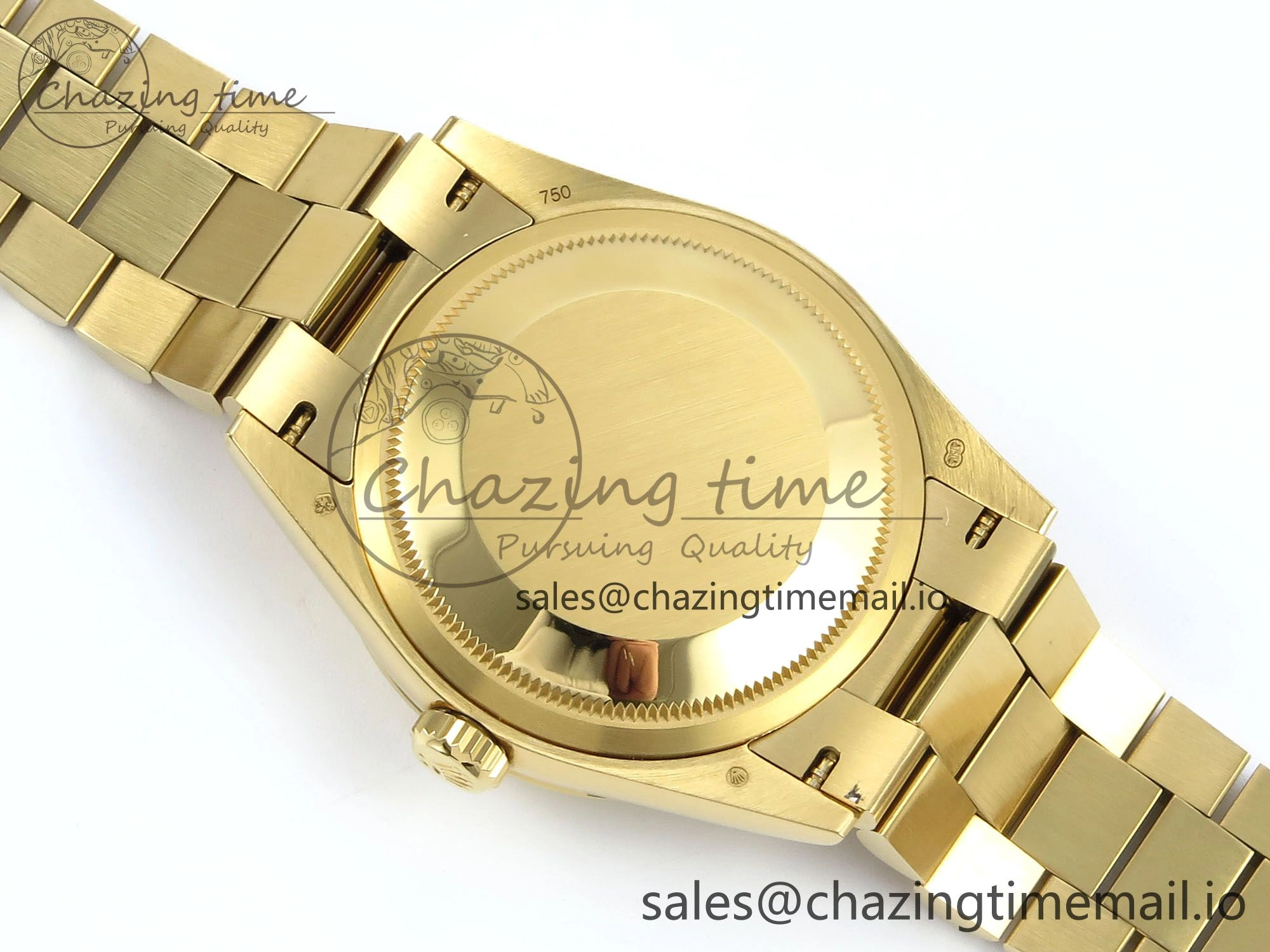 Day Date 36 YG 128238 KF 1:1 Best Edition Turquoise Dial on President Bracelet A2836 (Gain Weight)