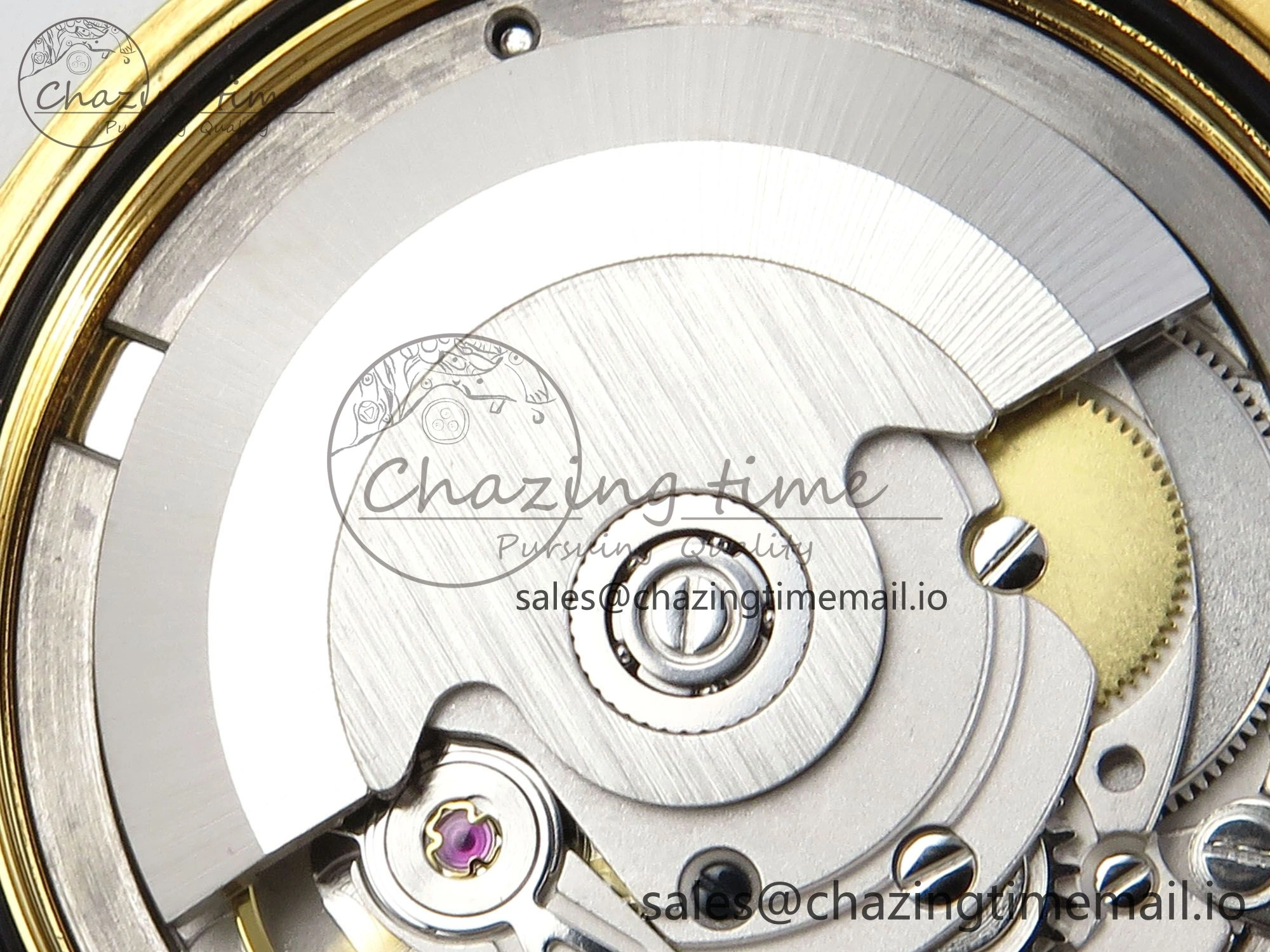 Day Date 36 YG 128238 KF 1:1 Best Edition Turquoise Dial on President Bracelet A2836 (Gain Weight)