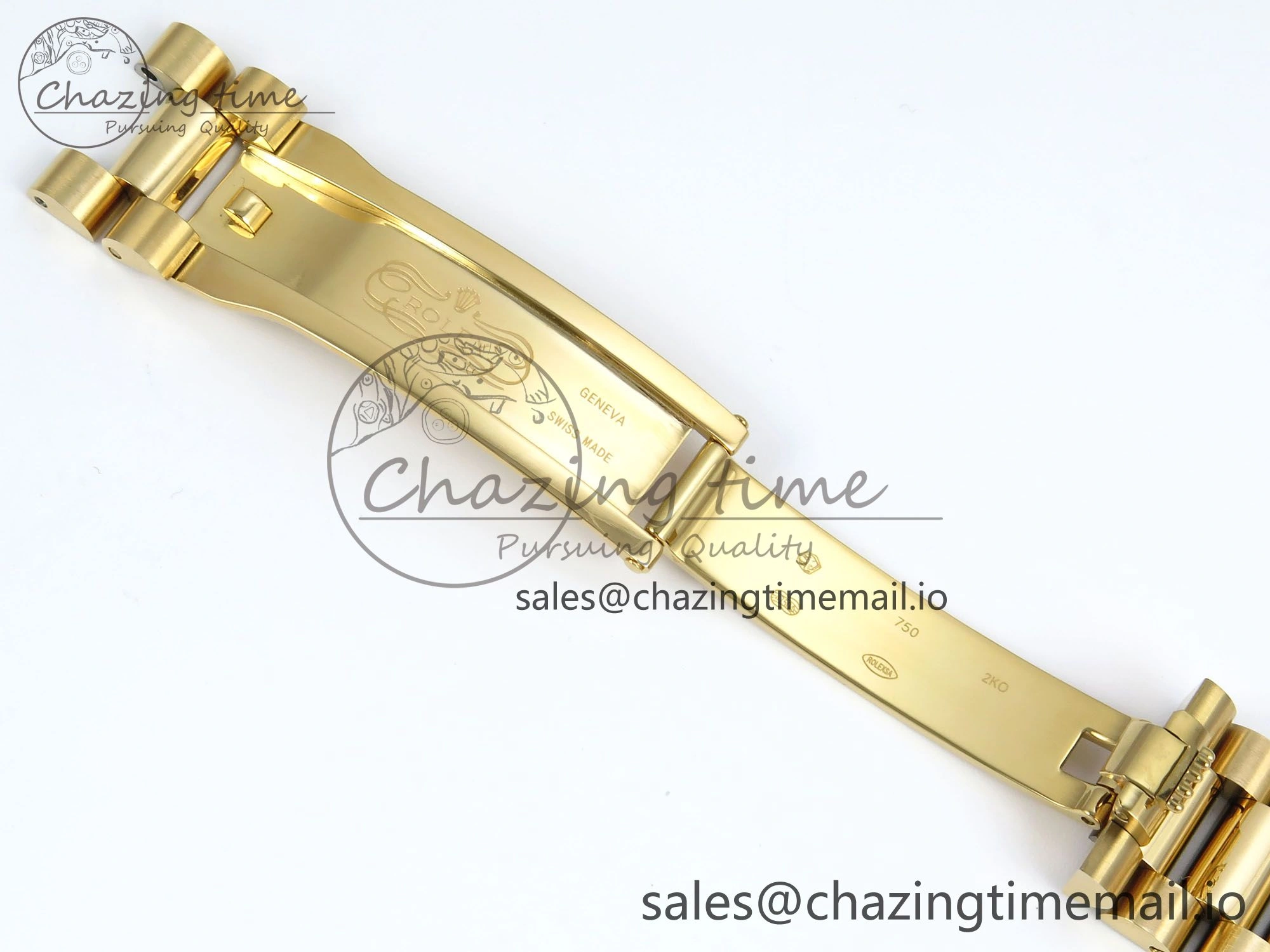 Day Date 36 YG 128238 KF 1:1 Best Edition Turquoise Dial on President Bracelet A2836 (Gain Weight)