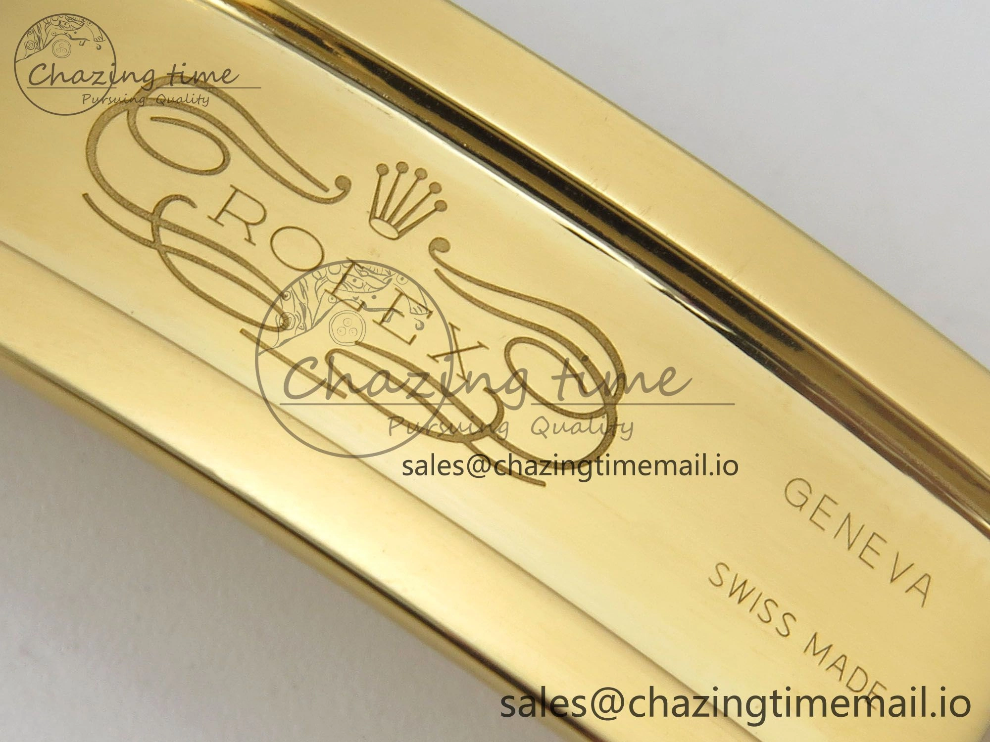 Day Date 36 YG 128238 KF 1:1 Best Edition YG Crystal Dial on President Bracelet A2836 (Gain Weight)