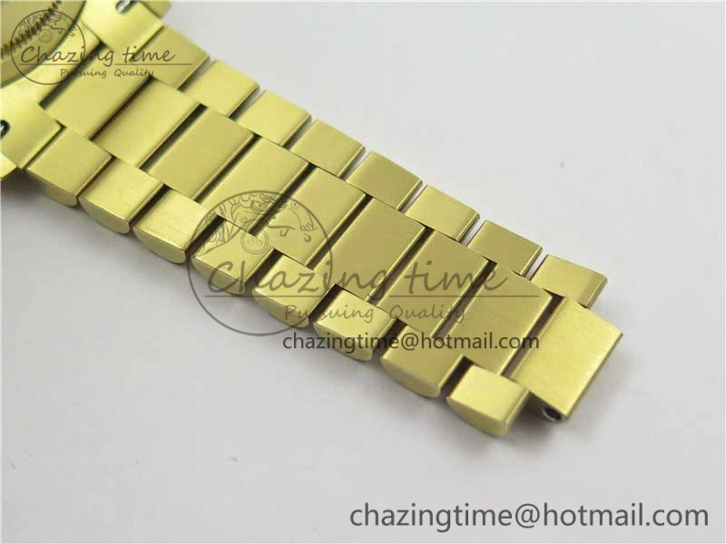 Day-Date 36 YG 128239 Bp Maker Best Edition Green Dial Crystral Markers on YG President Bracelet