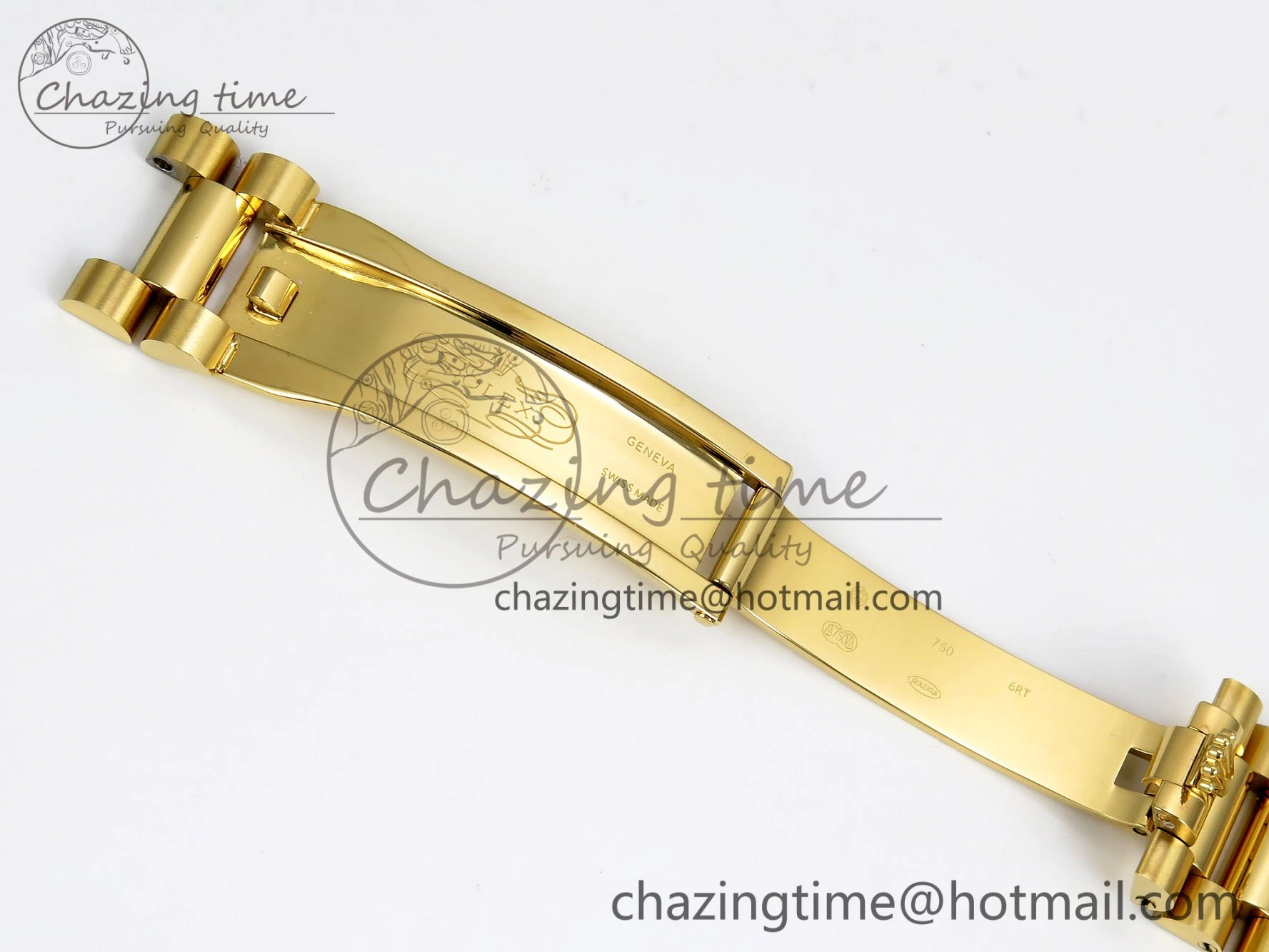 Day Date 36 YG RAF 1:1 Best Edition Green Stone Roman Dial Diamonds Bezel on YG Bracelet A2836