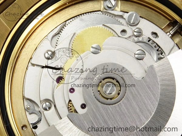 Day Date 36 YG RAF 1:1 Best Edition Green Stone Roman Dial on YG Bracelet A2836