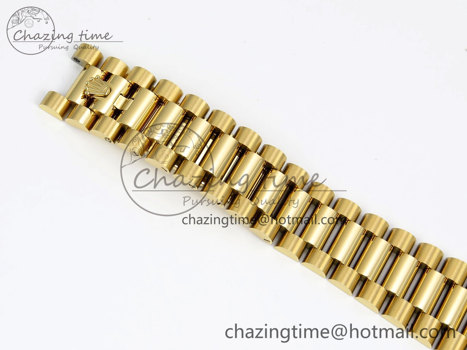 Day Date 36 YG RAF 1:1 Best Edition Green Stone Roman Dial on YG Bracelet A2836