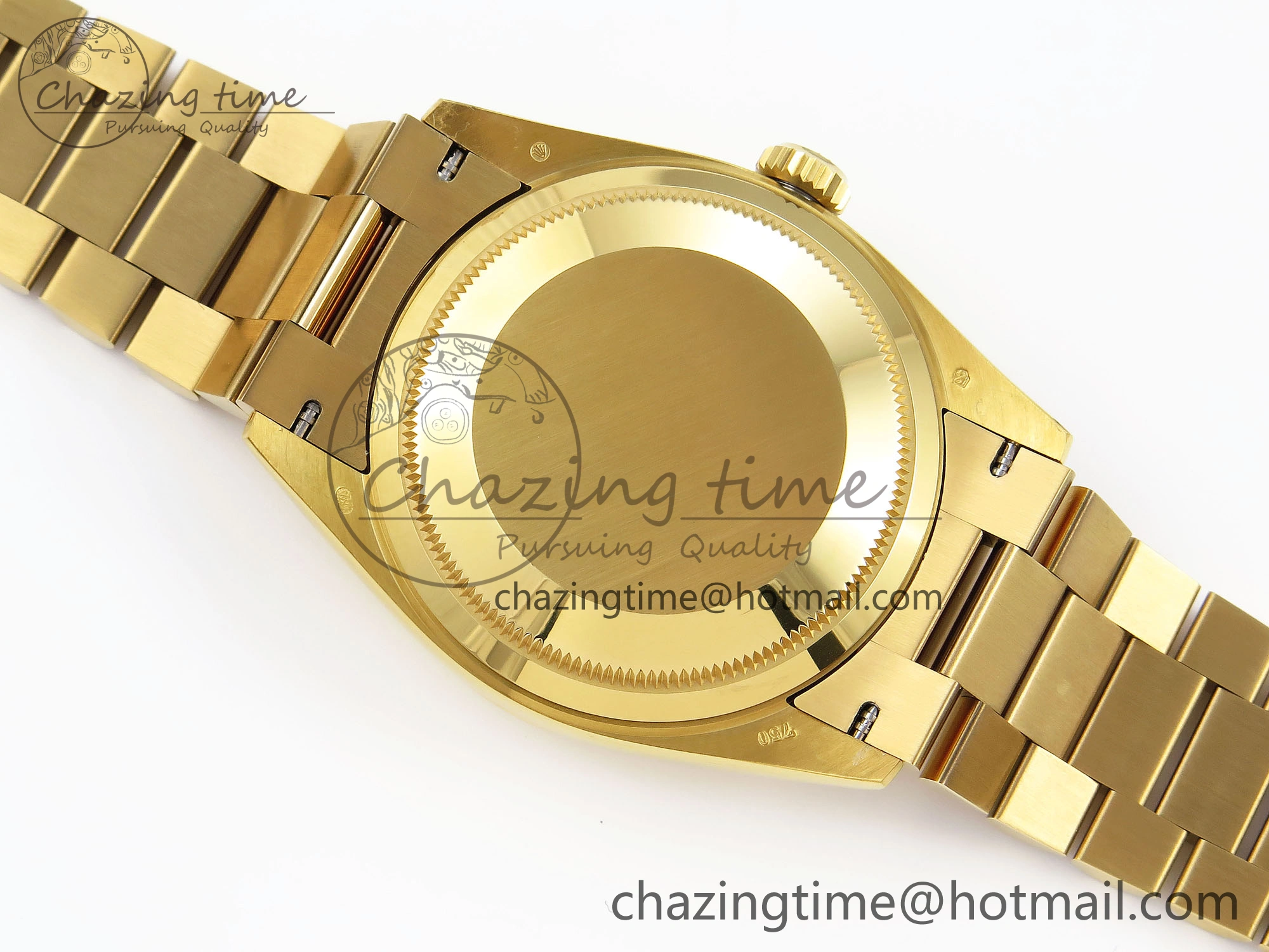 Day Date 36 YG RAF 1:1 Best Edition Red Carnelian Dial Diamonds Bezel on YG Bracelet A2836