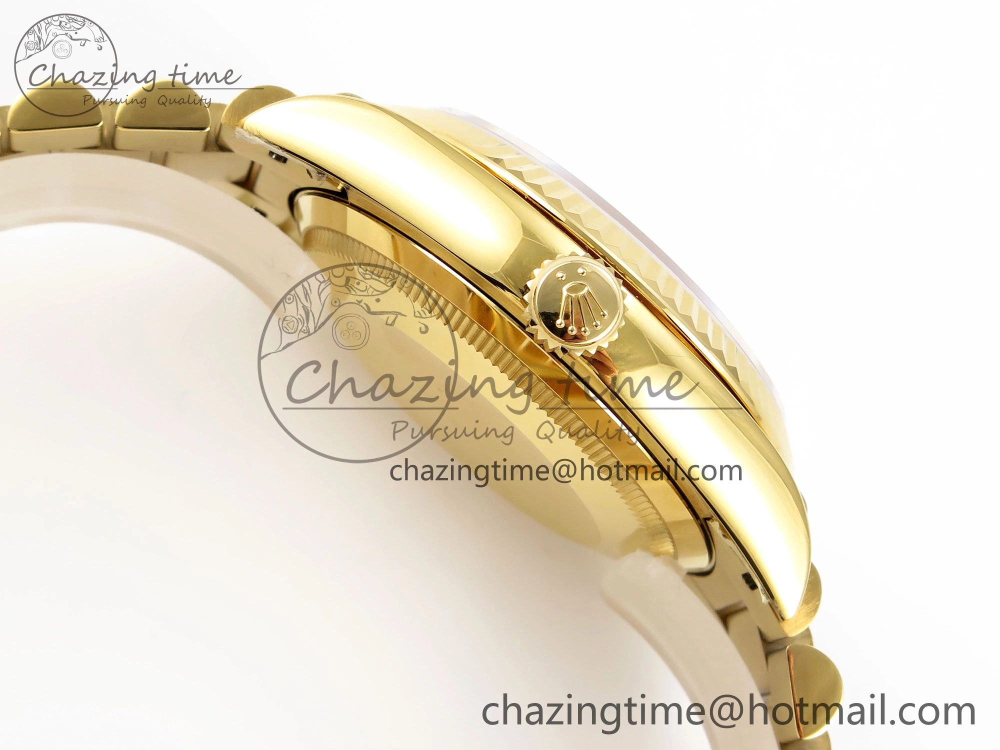 Day Date 36 YG RAF 1:1 Best Edition Red Carnelian Dial on YG Bracelet A2836