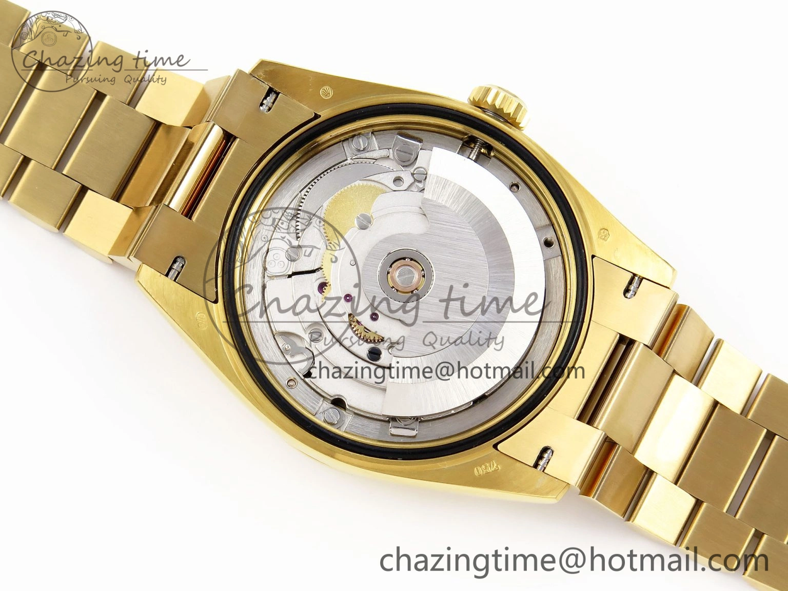 Day Date 36 YG RAF 1:1 Best Edition Red Carnelian Dial on YG Bracelet A2836