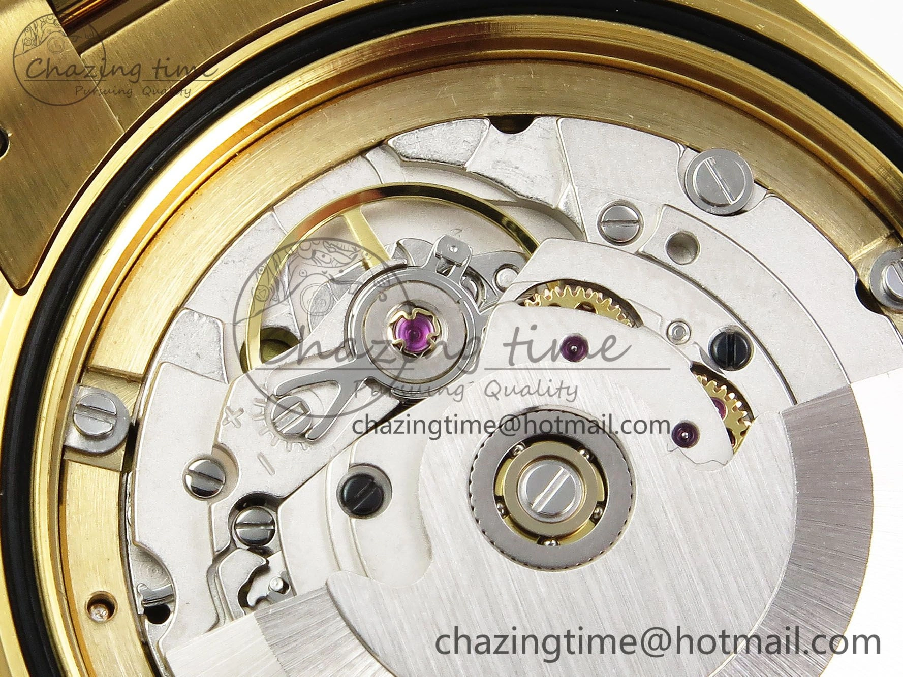 Day Date 36 YG RAF Best Edition Brown Wave Dial on YG Bracelet A2836