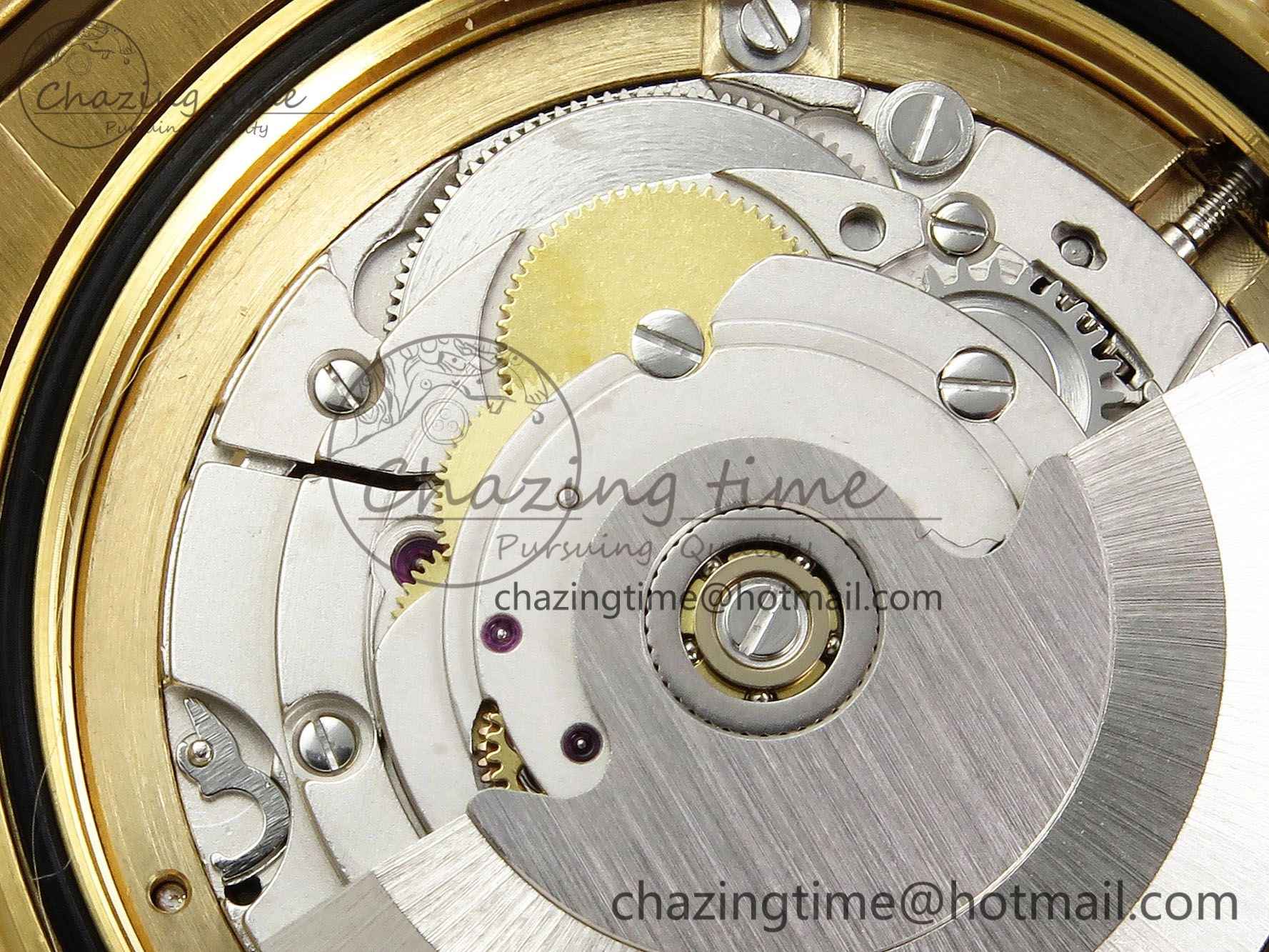 Day Date 36 YG RAF Best Edition Brown Wave Dial on YG Bracelet A2836