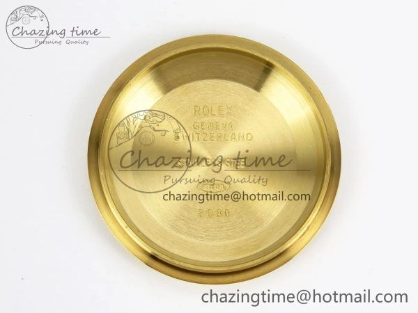 Day Date 36 YG RAF Best Edition Brown Wave Dial on YG Bracelet A2836