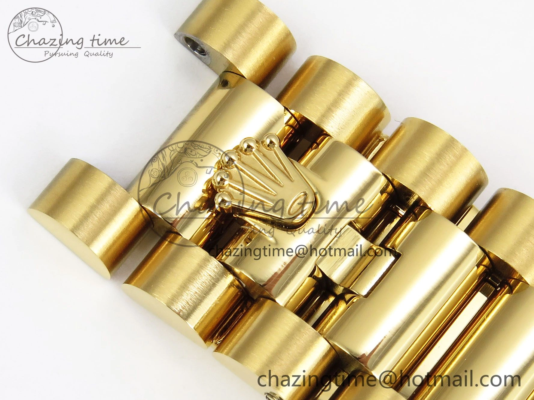 Day Date 36 YG RAF Best Edition Brown Wave Dial on YG Bracelet A2836