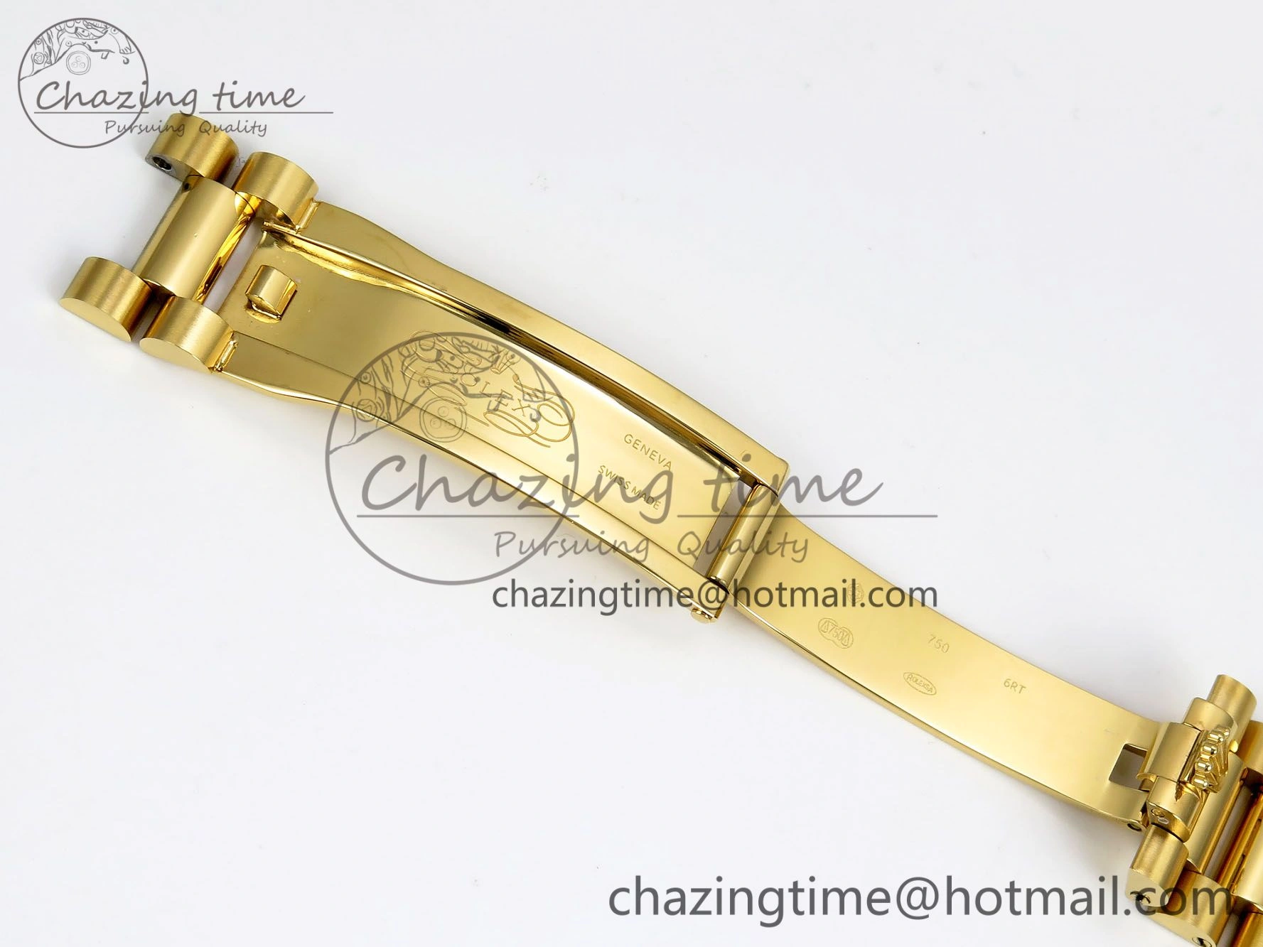 Day Date 36 YG RAF Best Edition Brown Wave Dial on YG Bracelet A2836