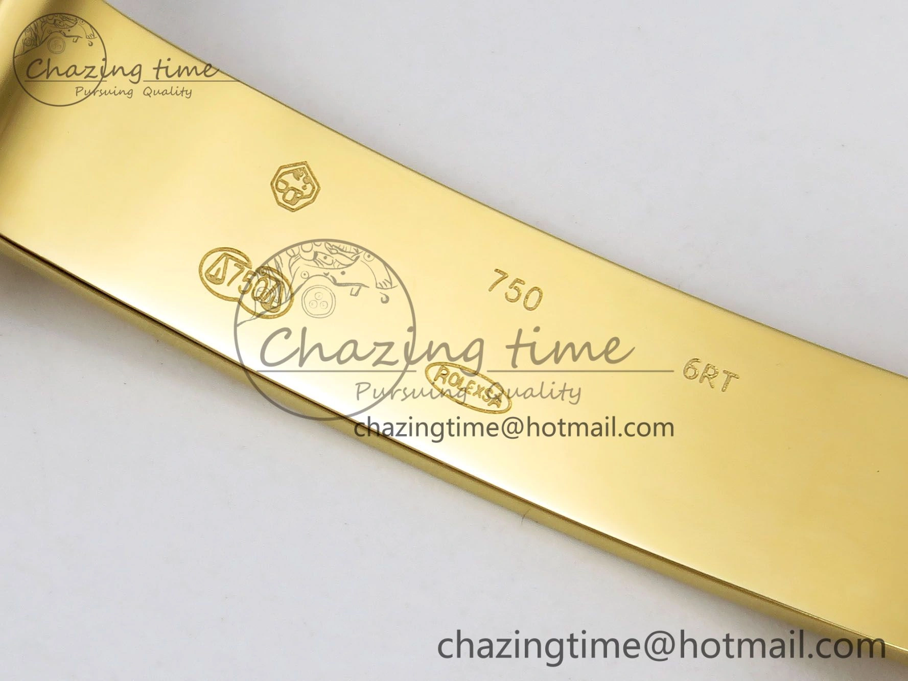 Day Date 36 YG RAF Best Edition Brown Wave Dial on YG Bracelet A2836