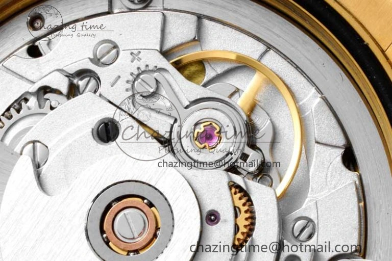 Day Date 36 YG RAF Best Edition Brown Wave Dial on YG Bracelet A2836