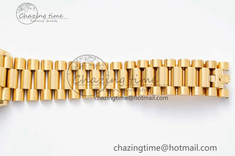 Day Date 36 YG RAF Best Edition YG Diamonds Dial on YG Bracelet A2836