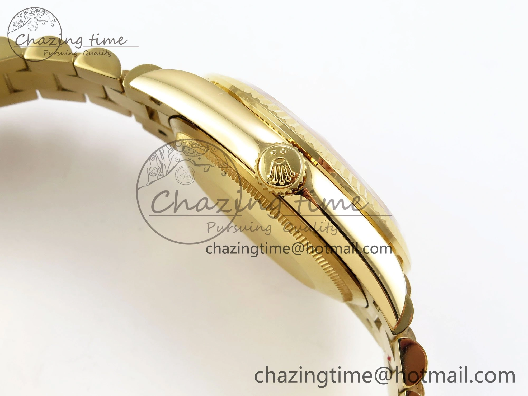 Day Date 36 YG TWSF Best Edition Diamonds Dial on YG Bracelet A2836