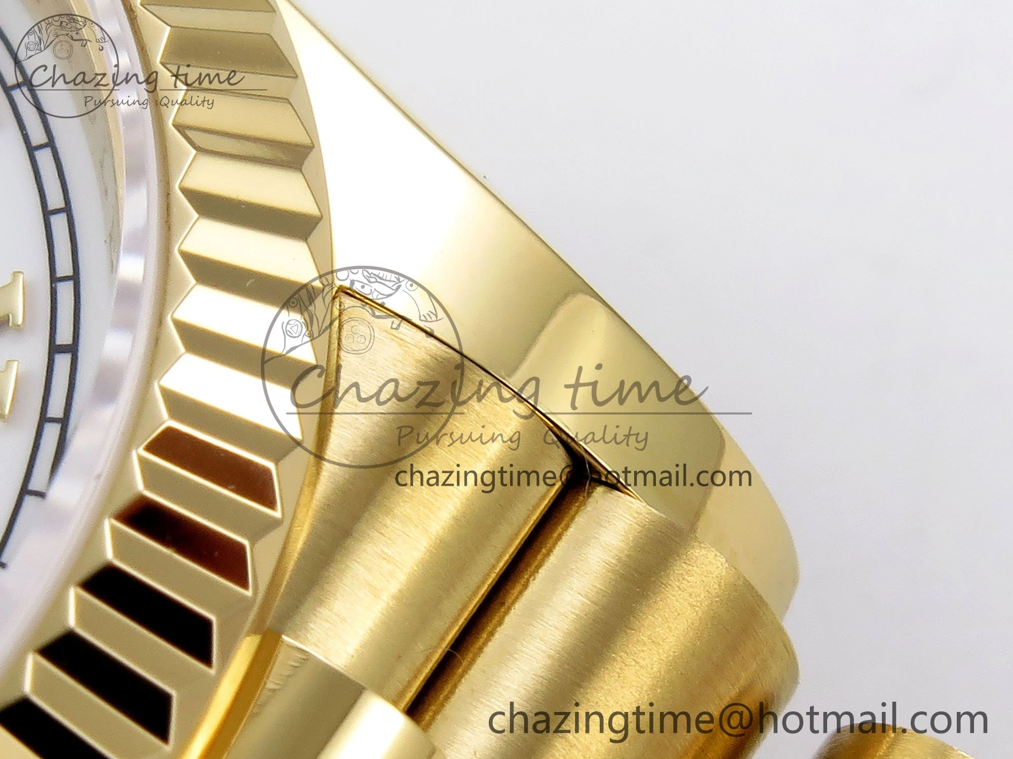 Day Date 36 YG TWSF Best Edition White Roman Dial on YG Bracelet A2836