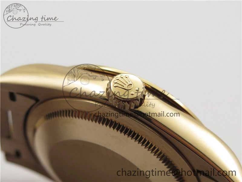 Day-Date 36mm 128235 RG Crystal BP Best Edition RG Crystal Marker Dial on RG President Bracelet A2836