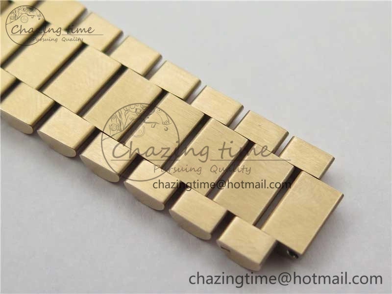 Day-Date 36mm 128235 RG Crystal BP Best Edition RG Crystal Marker Dial on RG President Bracelet A2836