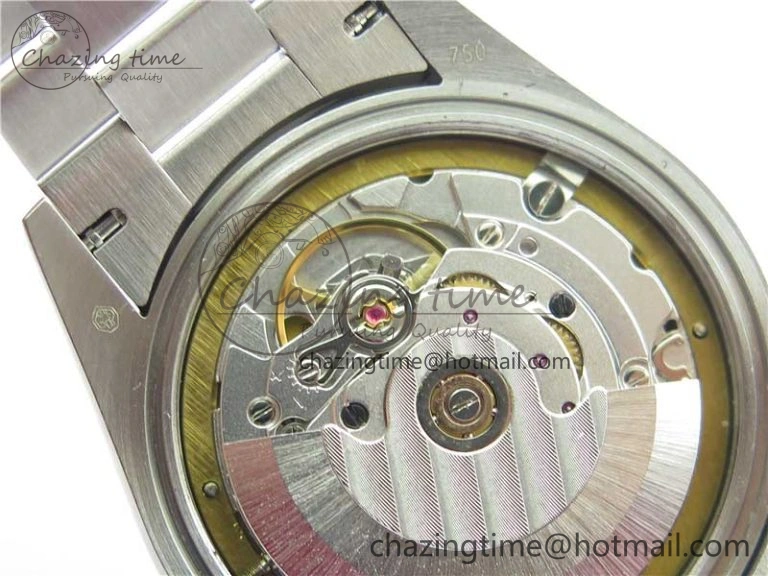 Day-Date 36mm 128239 SS Crystal BP Best Edition Blue Crystal Marker Dial on SS President Bracelet A2836