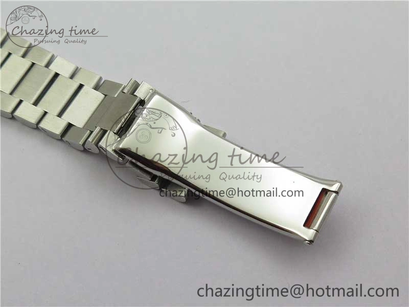 Day-Date 36mm 128239 SS Crystal BP Best Edition Blue Crystal Marker Dial on SS President Bracelet A2836