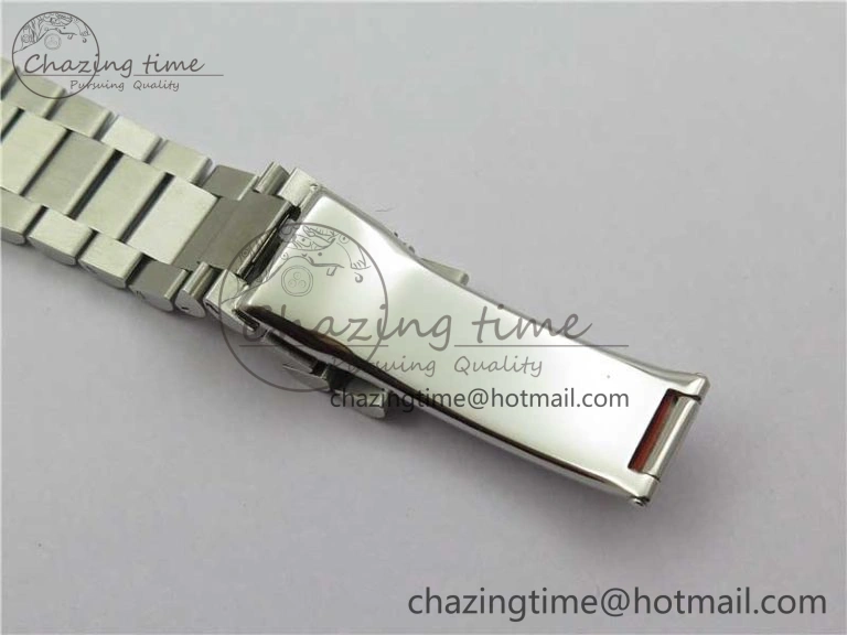 Day-Date 36mm 128239 SS Crystal BP Best Edition Silver Crystal Marker Dial on SS President Bracelet A2836