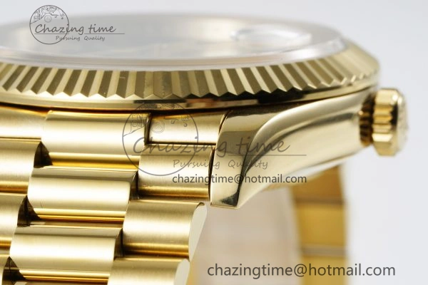 Day Date 40 228238 YG JDF 1:1 Best Edition Green Dial on YG Bracelet A23J