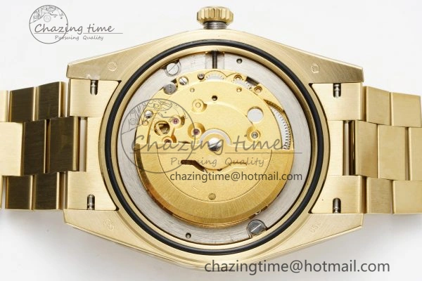 Day Date 40 228238 YG JDF 1:1 Best Edition Green Dial on YG Bracelet A23J
