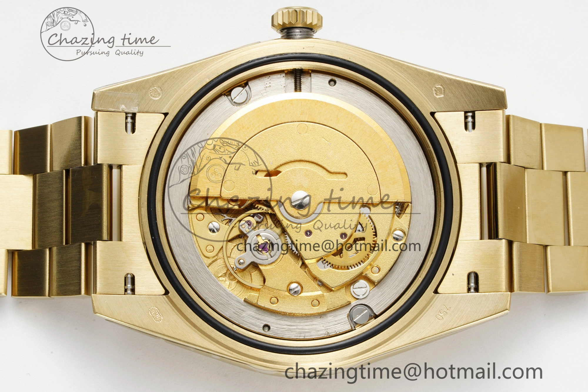 Day Date 40 228238 YG JDF 1:1 Best Edition Green Dial on YG Bracelet A23J