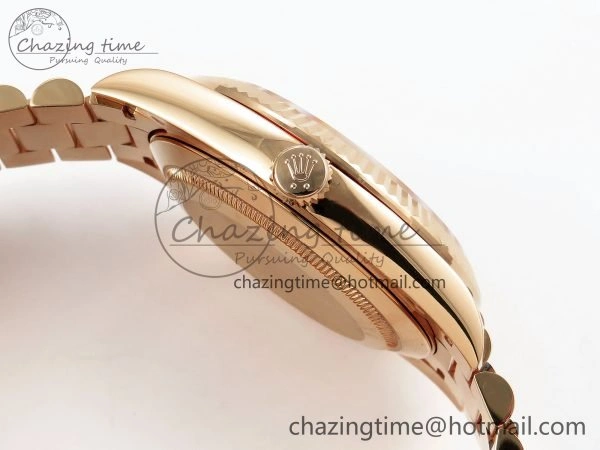 Day Date 40 RG 228235 ARF 1:1 Best Edition Green Roman Dial on President Bracelet VR3255