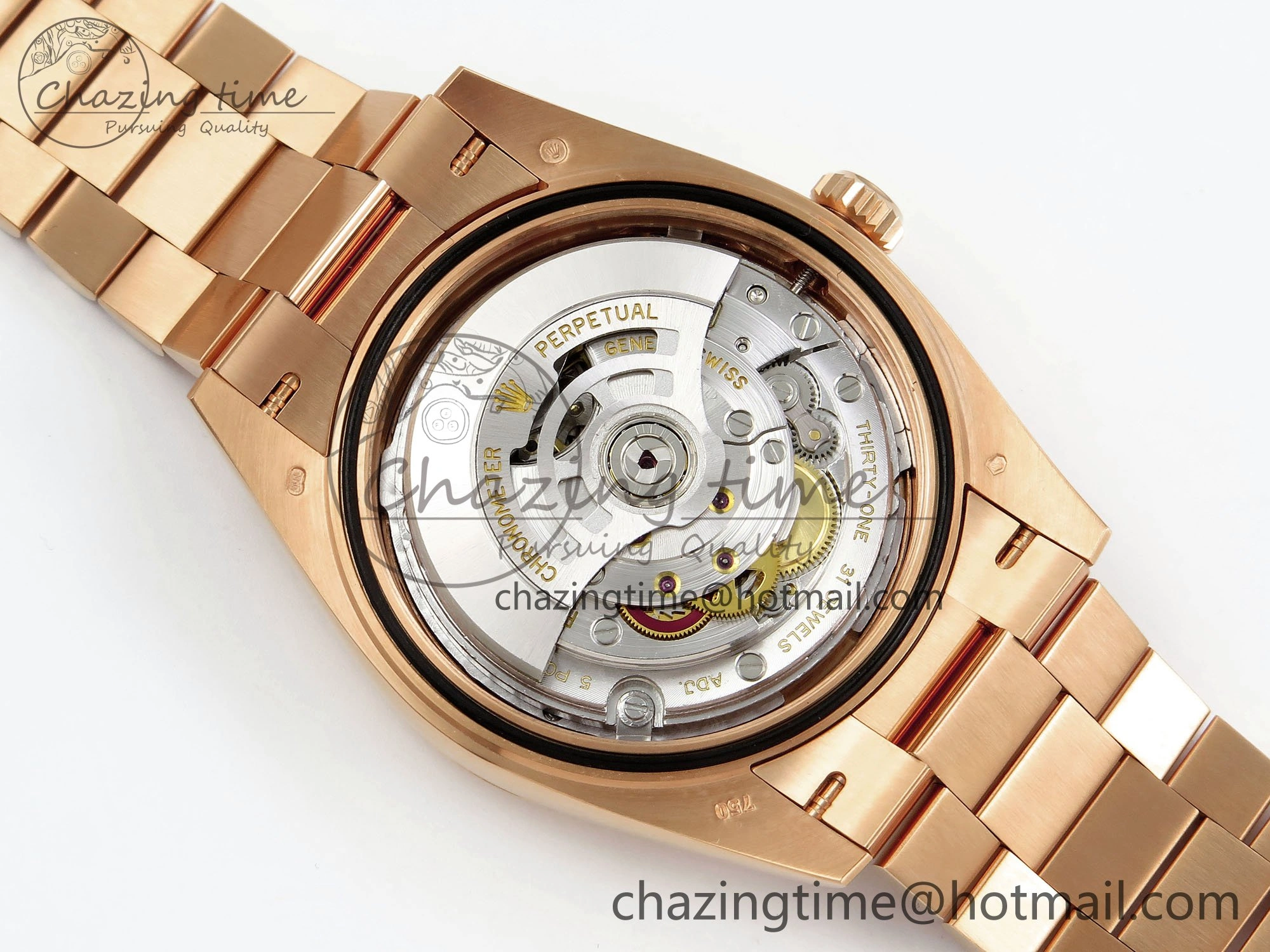 Day Date 40 RG 228235 ARF 1:1 Best Edition Green Roman Dial on President Bracelet VR3255