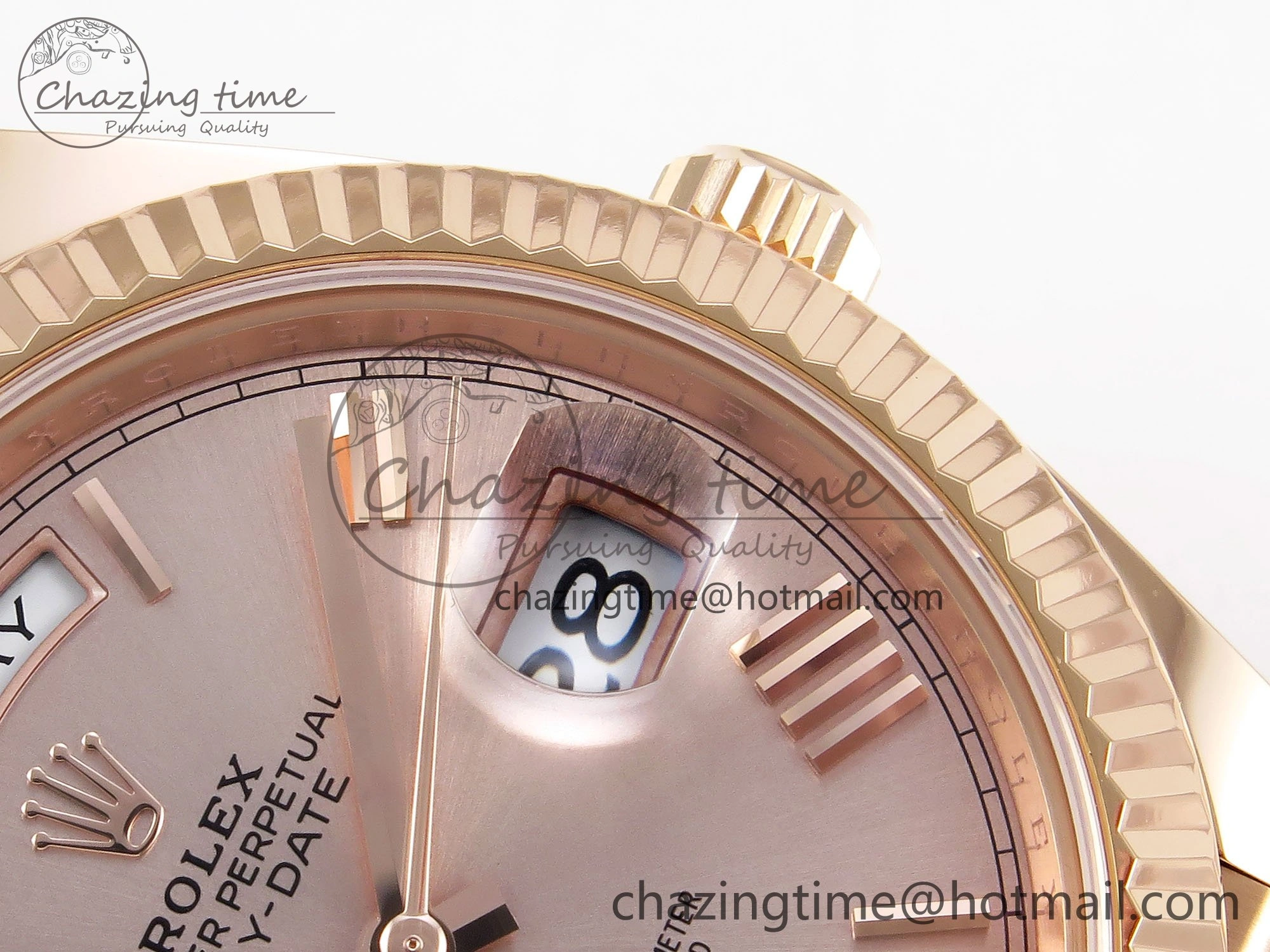 Day Date 40 RG 228235 ARF 1:1 Best Edition RG Roman Dial on President Bracelet VR3255