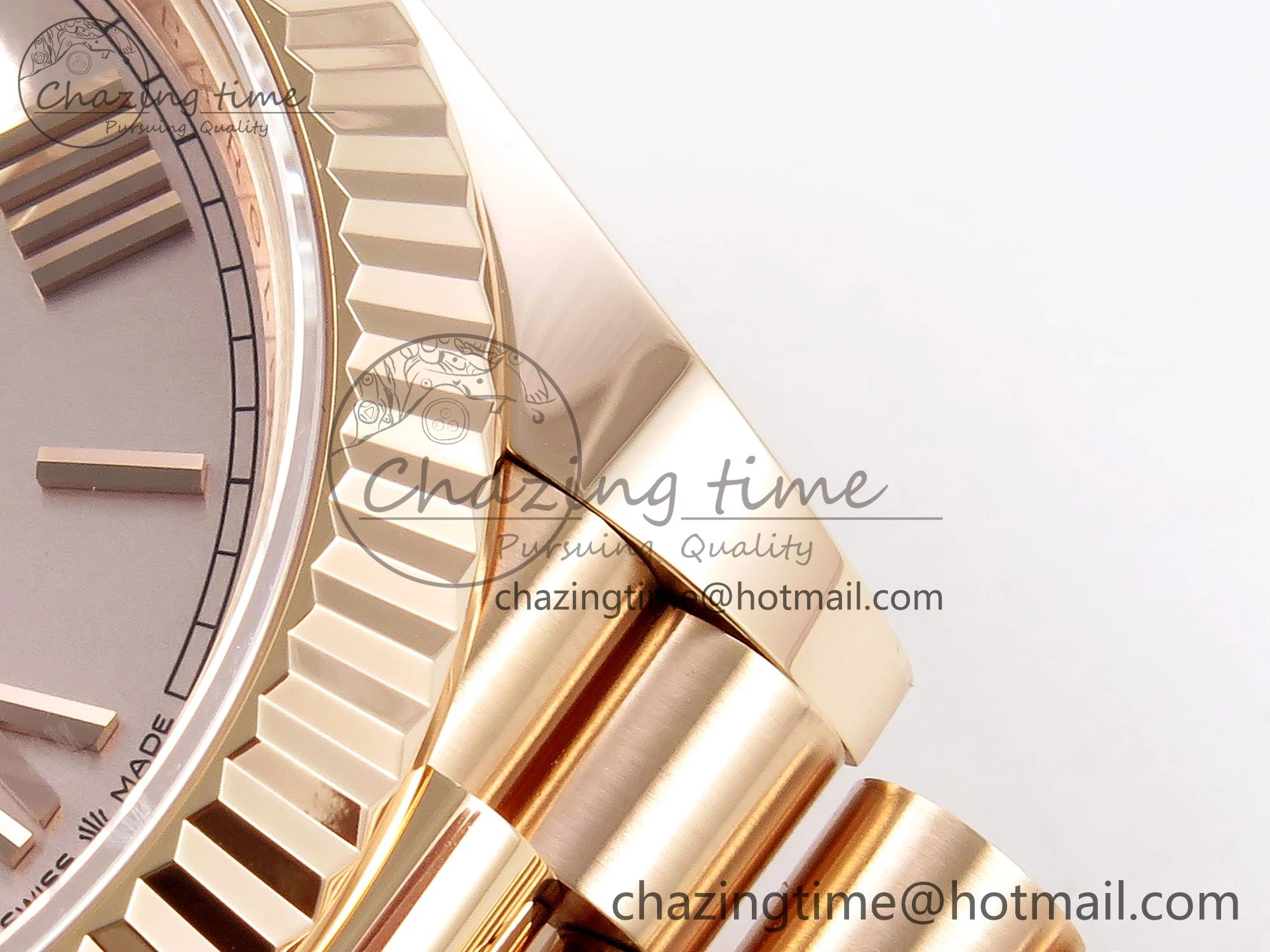 Day Date 40 RG 228235 ARF 1:1 Best Edition RG Roman Dial on President Bracelet VR3255