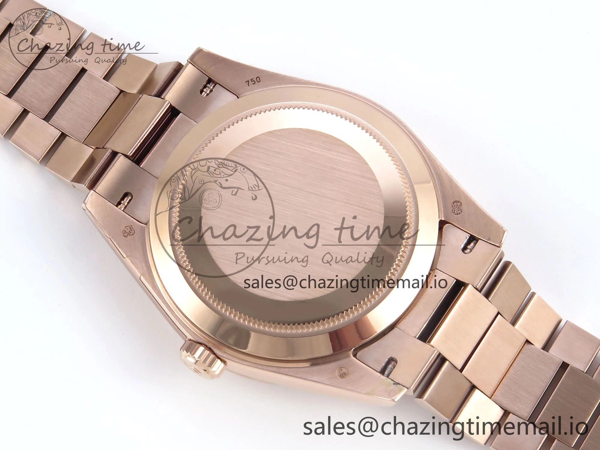 Day Date 40 RG 228235 KF 1:1 Best Edition RG Crystal Dial on President Bracelet VR3255 (Gain Weight)