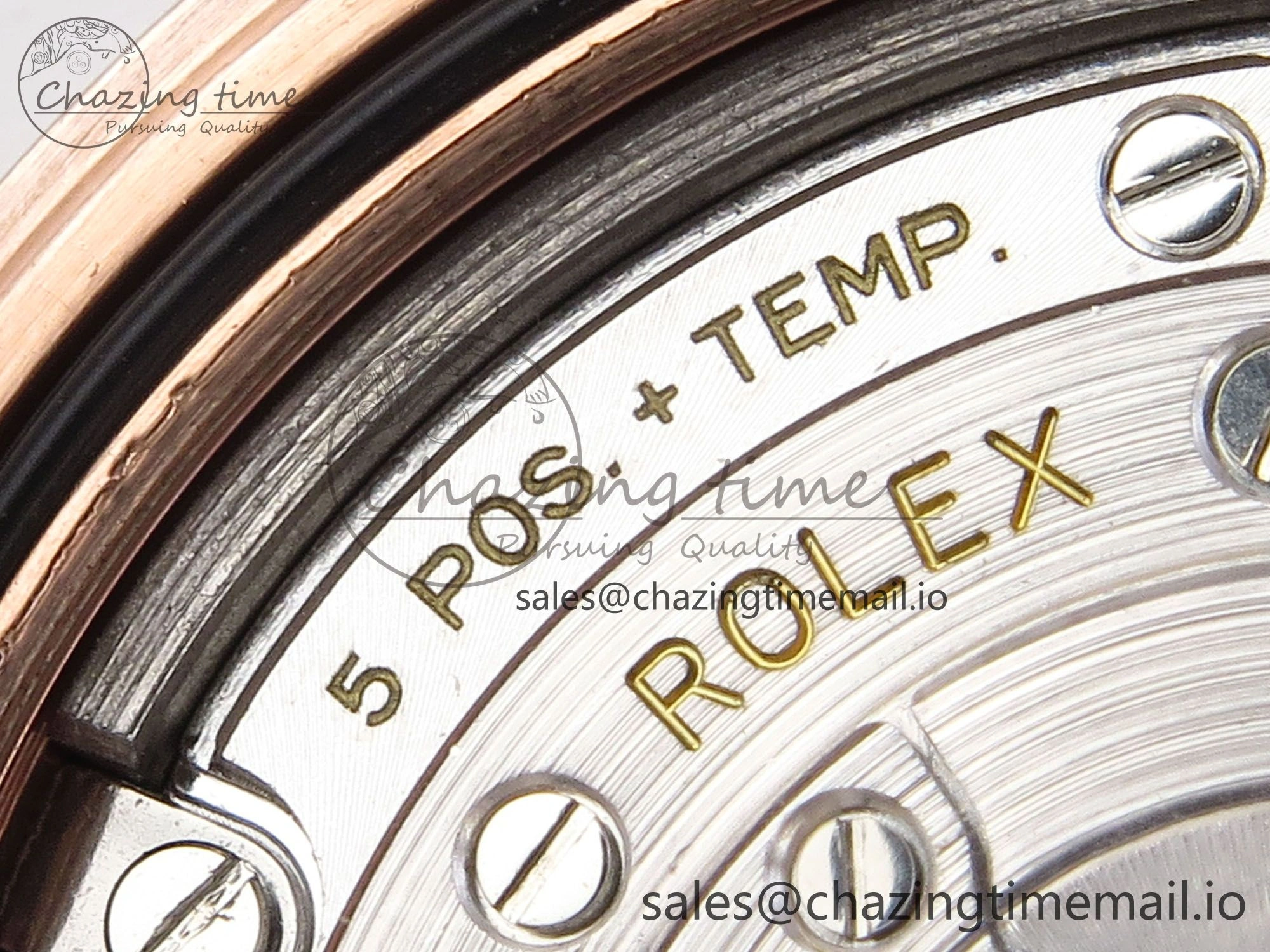 Day Date 40 RG 228235 KF 1:1 Best Edition RG Crystal Dial on President Bracelet VR3255 (Gain Weight)