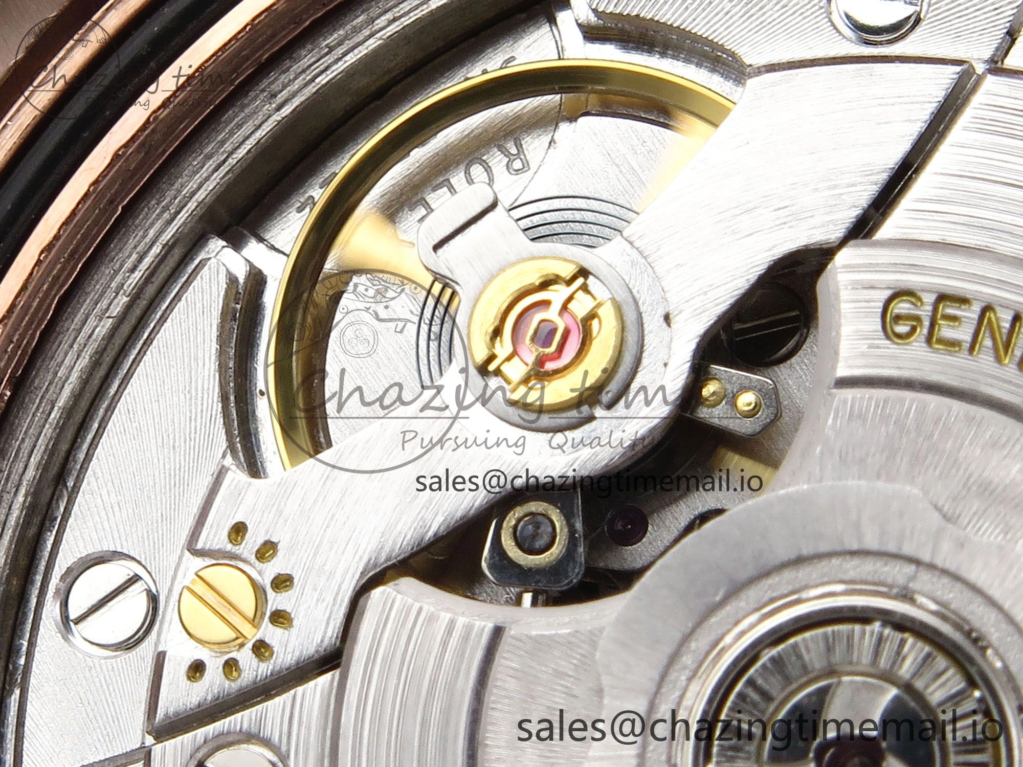 Day Date 40 RG 228235 KF 1:1 Best Edition RG Crystal Dial on President Bracelet VR3255 (Gain Weight)