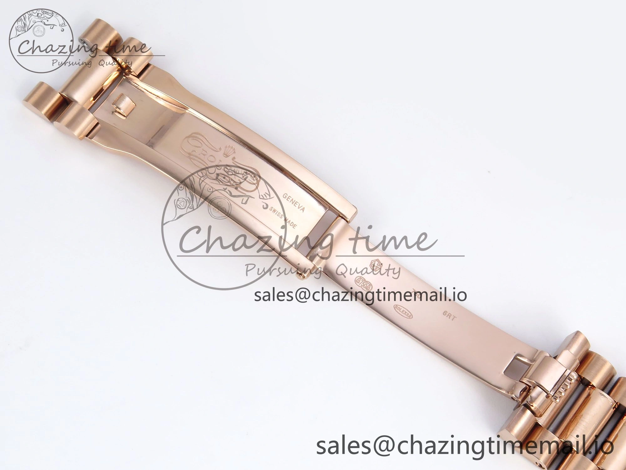 Day Date 40 RG 228235 KF 1:1 Best Edition RG Crystal Dial on President Bracelet VR3255 (Gain Weight)